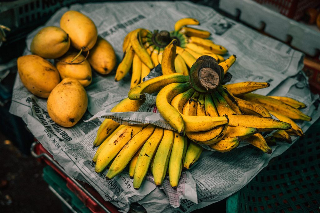 Banaan en mango